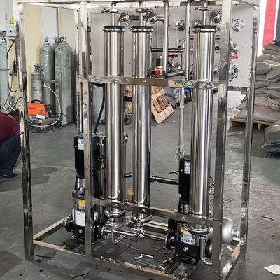 0.25T خزانين من معدات التناضح العكسي من الفولاذ المقاوم للصدأ ذات المرحلة المزدوجة