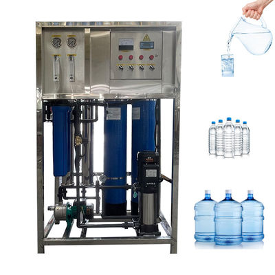 0.5 طن معدات معالجة المياه عن طريق التناضح العكسي مع نظام المعالجة المسبقة